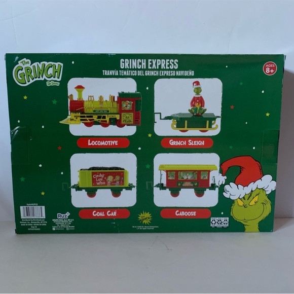 NIB. DR. SEUSS The Grinch Holiday Express Train Set - Picture 6 of 7